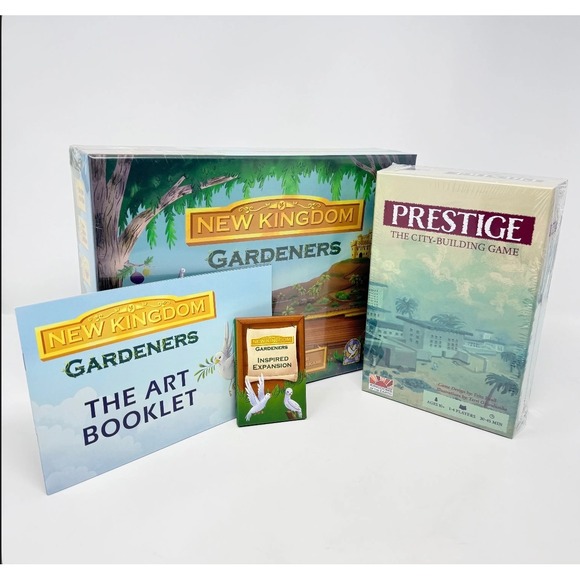 Other - New Kingdom Gardeners + Prestige Strategy Board Game Bundle Sealed